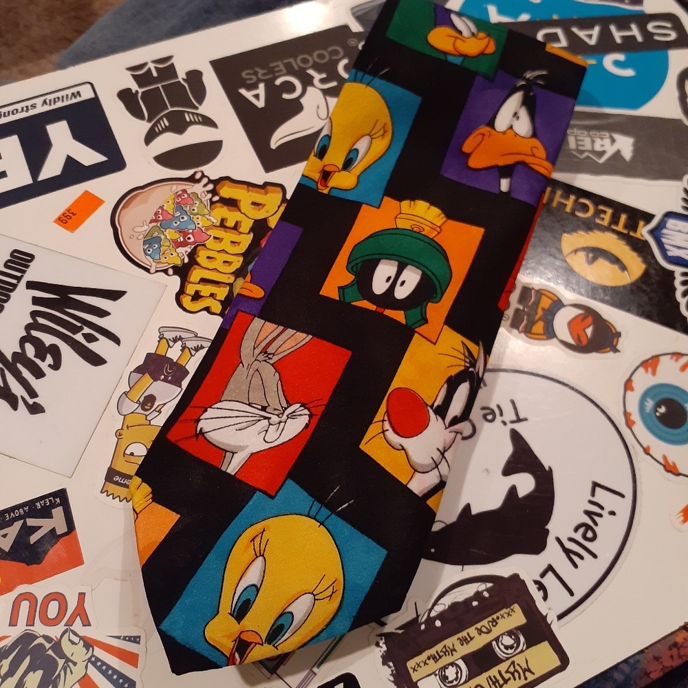 Vintage Looney Tunes Mania Tie
